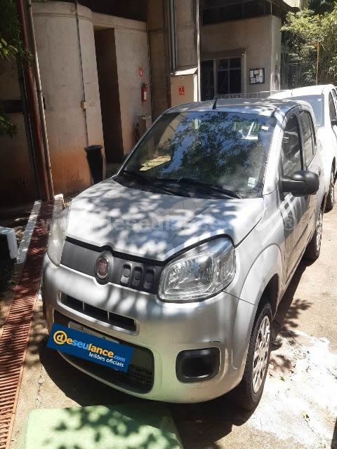 02/23197 - FIAT UNO 1.0 ATTRACTIVE, FLEX, PRATA, ANO 15/16,