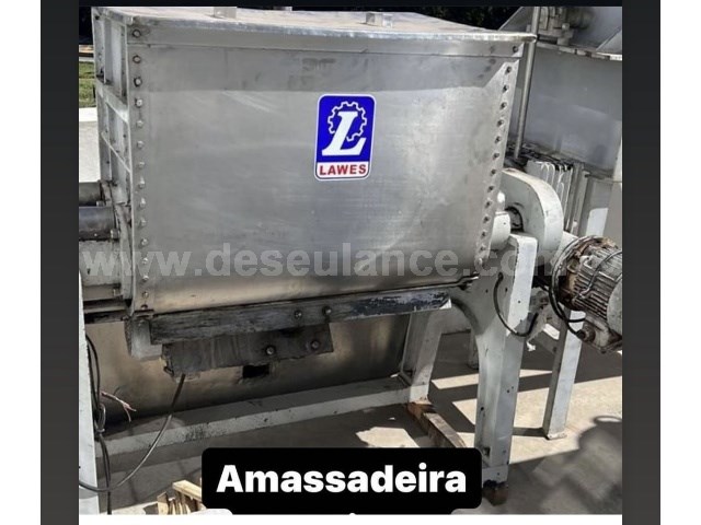 18/25023 - AMASSADEIRA DUPLO SIGMA EM INOX, 600 L.