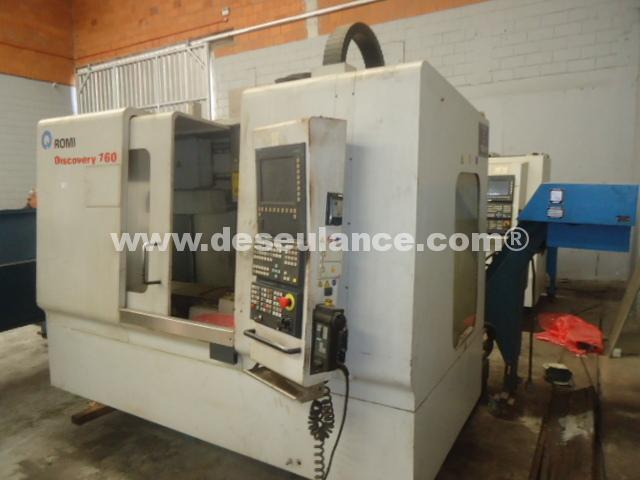 04/25068 - CENTRO DE USINAGEM CNC M/ROMI MOD. DISCOVERY-760, ANO 07,