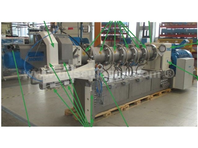 75/25138 - EXTRUSORA M/ANDRITZ MOD. EX1250, CAPAC. ATÉ 20 TON/H