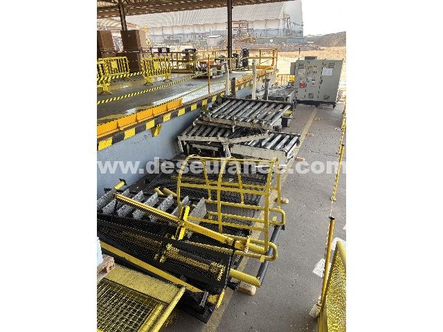 01/25166 - CONJUNTO TRANSPORTADOR E PALETIZADOR DE CAIXAS