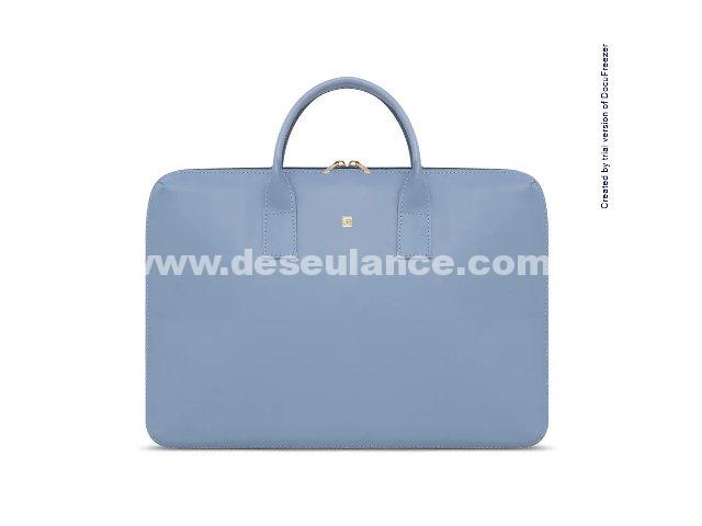 131/25173 - 03 PÇ BOLSA VIVI DE COURO CIANO. (CÓD. 892491)