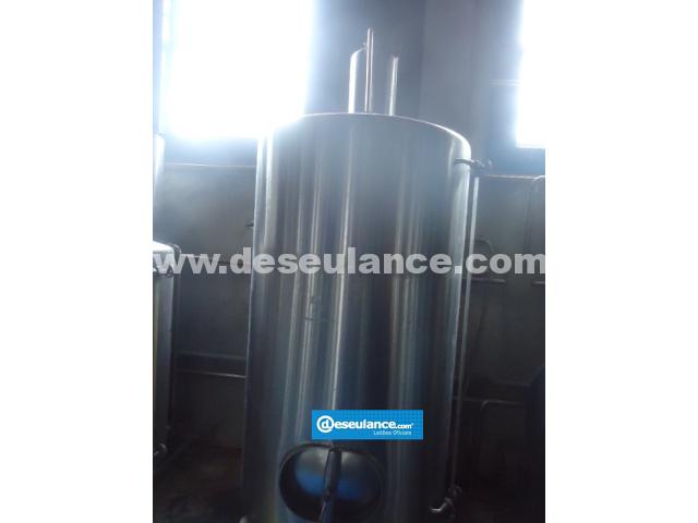 05/26039 - TANQUE CILÍNDRICO VERTICAL EM AÇO INOX, CAPAC. 1,5 M³, 