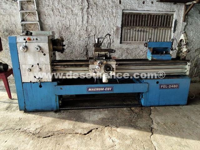 42/26072 - TORNO MECÂNICO M/MAGNUN-CUT FEL2480, 600X2.000, ANO 10.