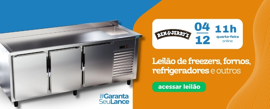 Leilão de freezers, fornos, refrigeradores e outros | DeSeuLance