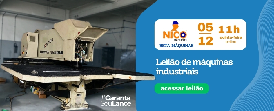 Leilão de máquinas industriais | DeSeuLance